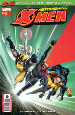  La que debio ser la primera portada del comic #1 de la primera colección de Astonoshing X-men
